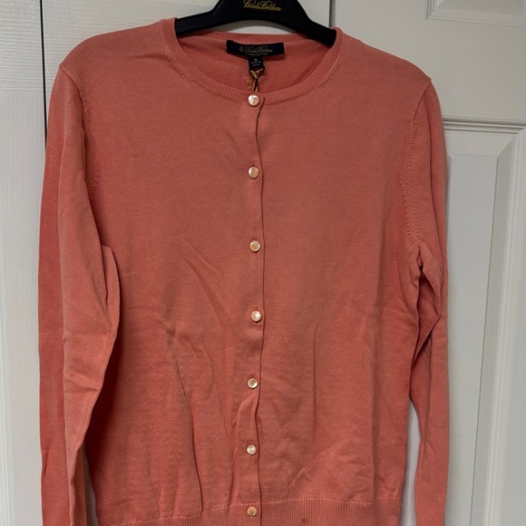 Brooks Brothers Tops - Brooks Brothers Coral Cardigan